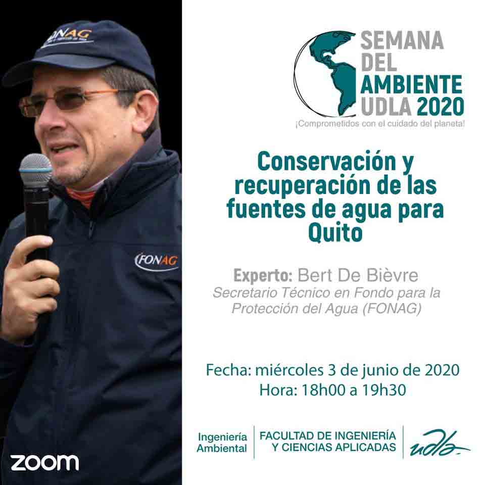Conservacion y recuperacion de las fuentes de agua para Quito