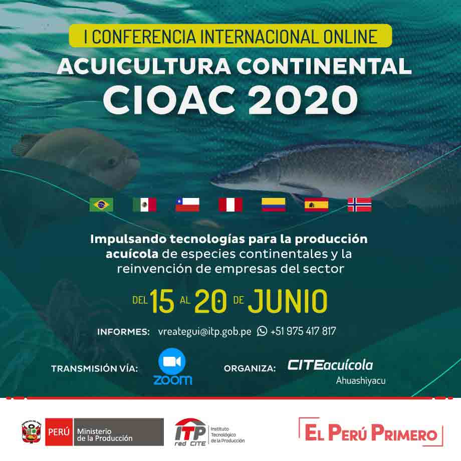 I Conferencia Internacional Online de Acuicultura Continental - CIOAC 2020