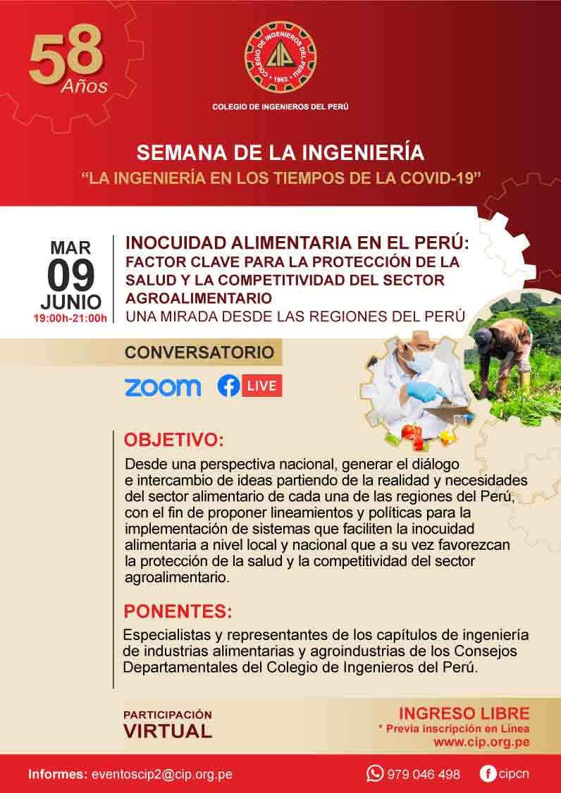 Inocuidad alimentaria en el Peru