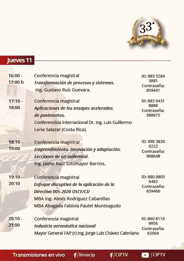 Semana de la ingenieria jueves