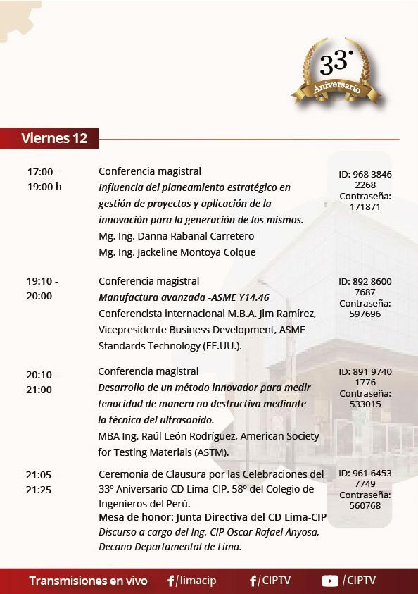 Semana de la ingenieria viernes