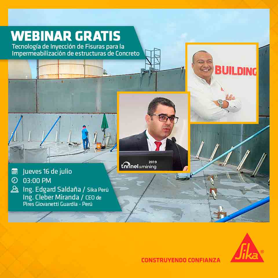 Tecnologías de inyección de fisuras con los productos de Sika